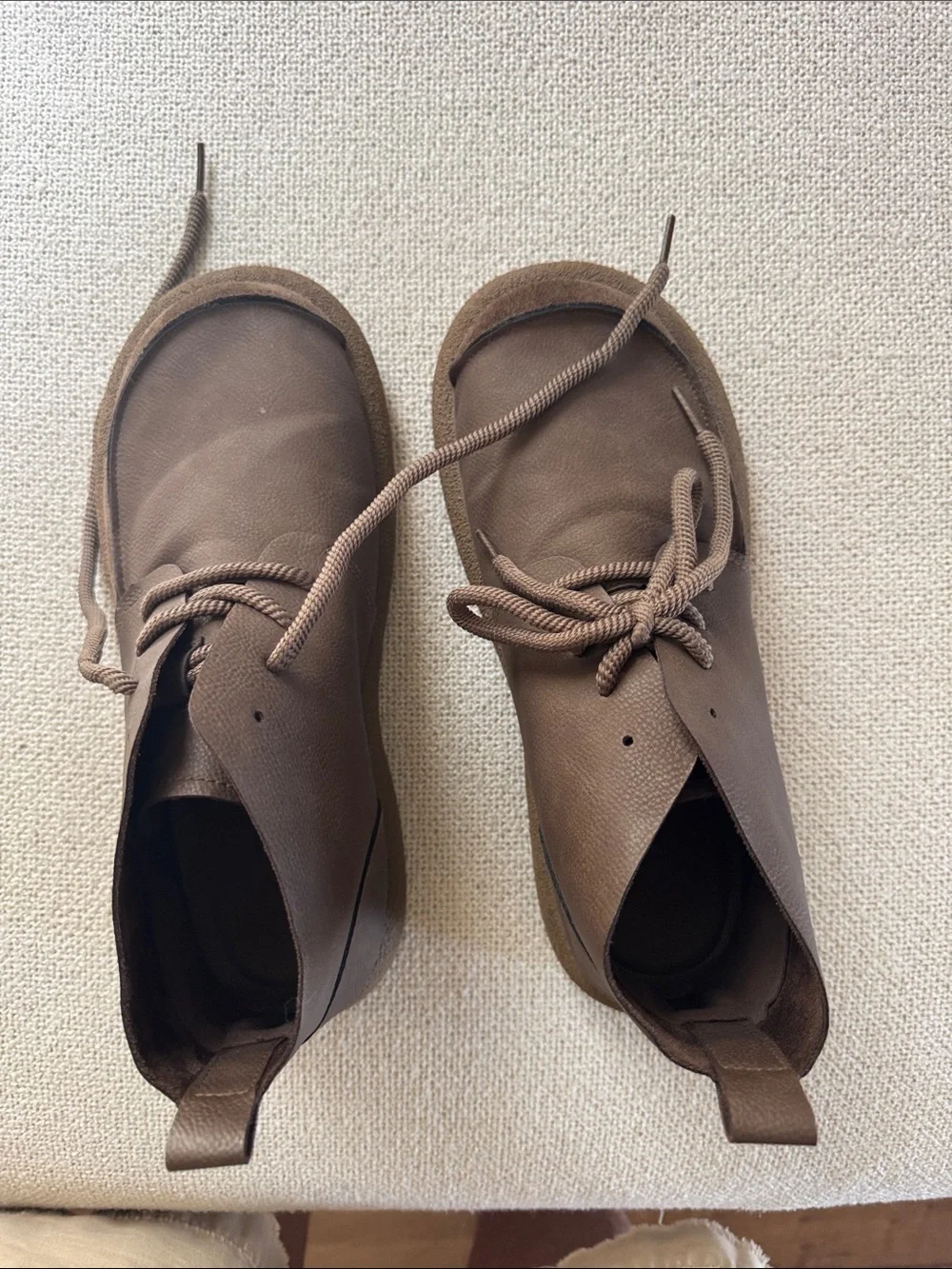 Japanese made - Men's Brown Lace-Up Chukka Boots 10.5.